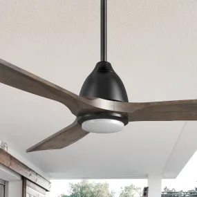 Sawyer Smart Ceiling Fan with LED Light and Remote Outdoor/Indoor 48"