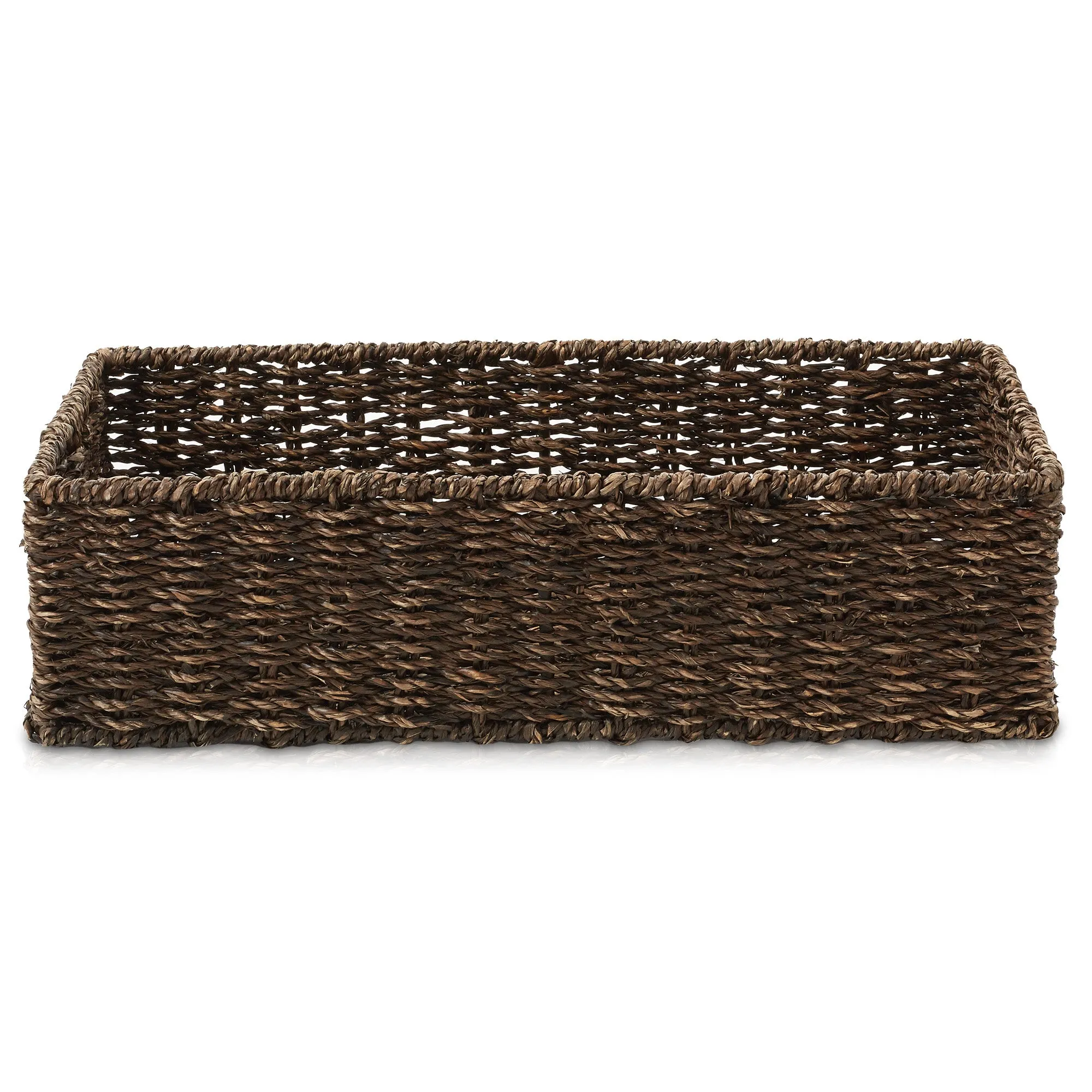 (Set of 2) Bathroom Storage Baskets, Seagrass - Water Hyacinth