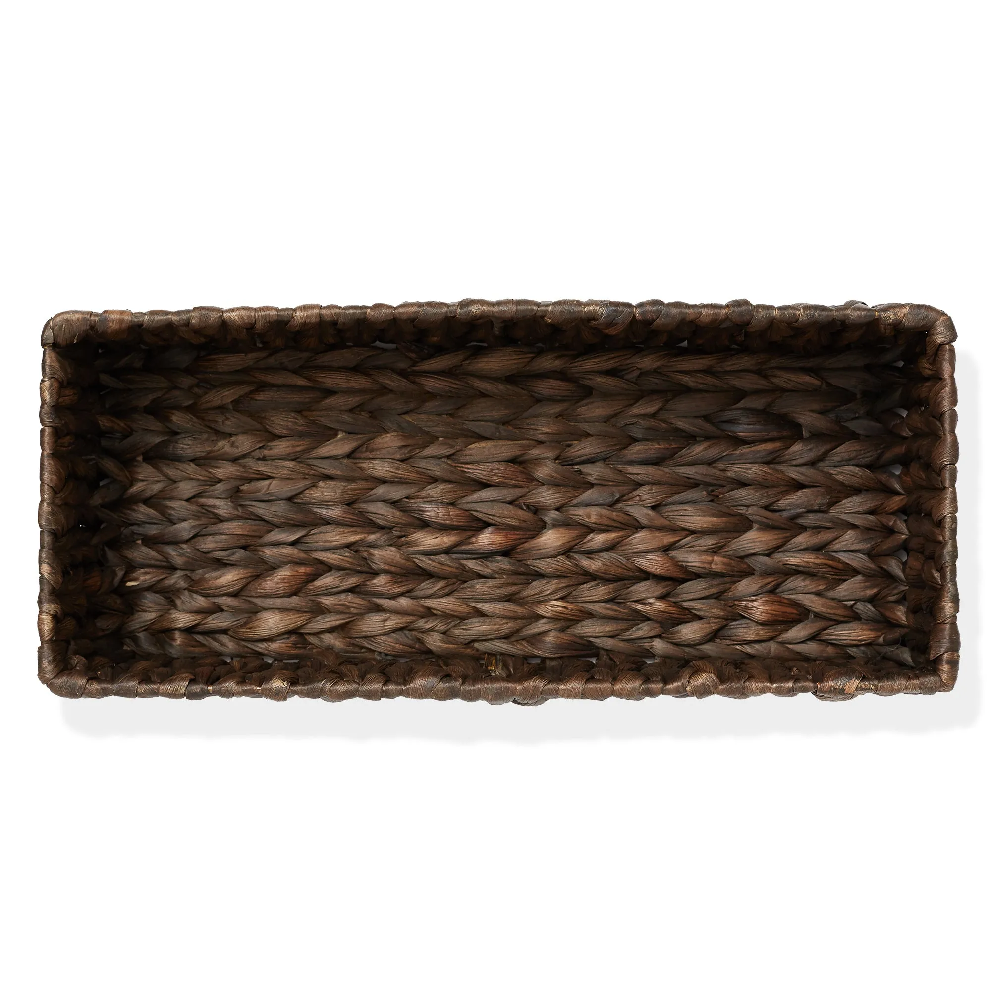 (Set of 2) Bathroom Storage Baskets, Seagrass - Water Hyacinth