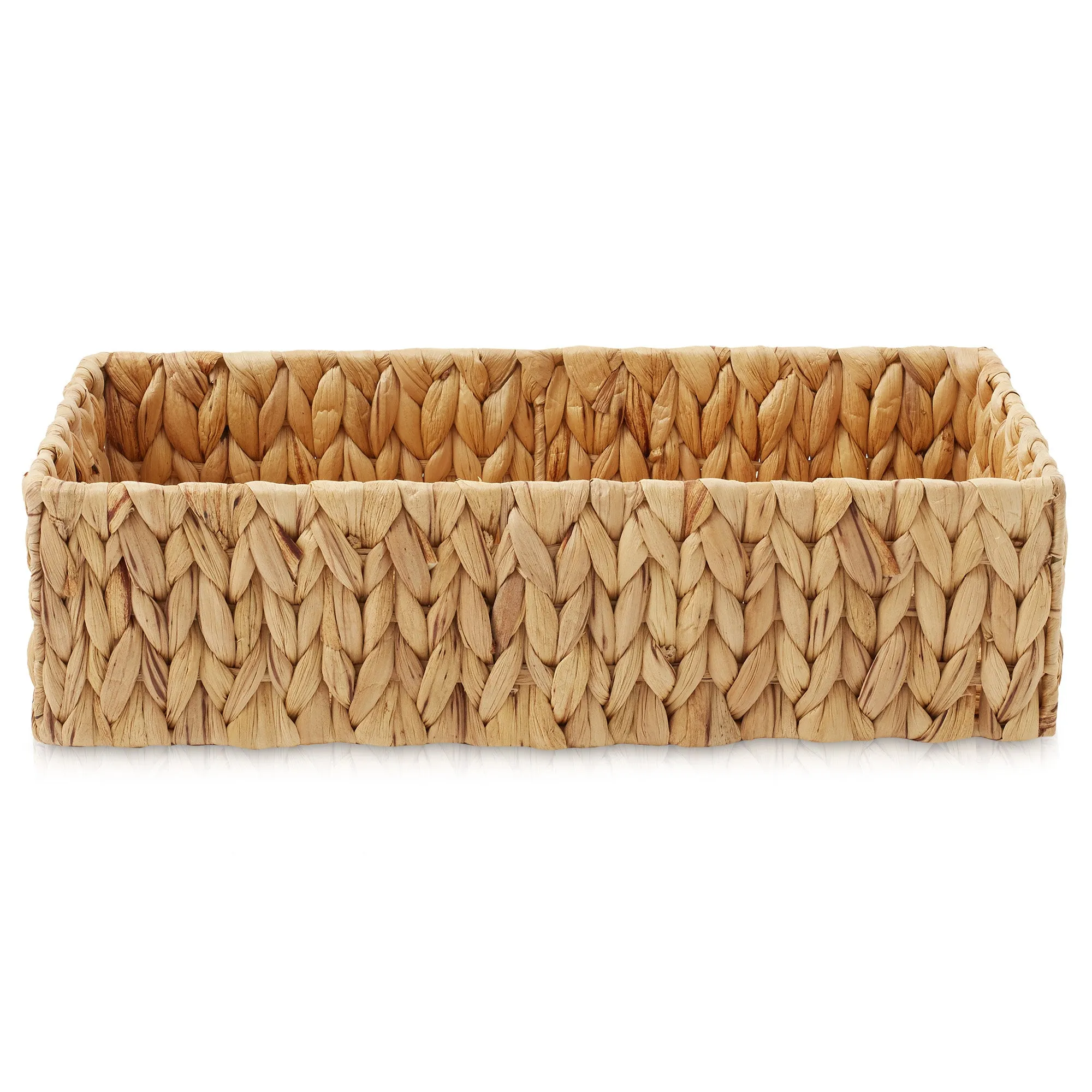 (Set of 2) Bathroom Storage Baskets, Seagrass - Water Hyacinth