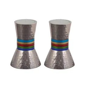 Small Candlesticks - Hammer Work   Rings - Multicolor