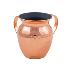 Small Washing Cup - Stainless Steel - Hammer Work - Copper