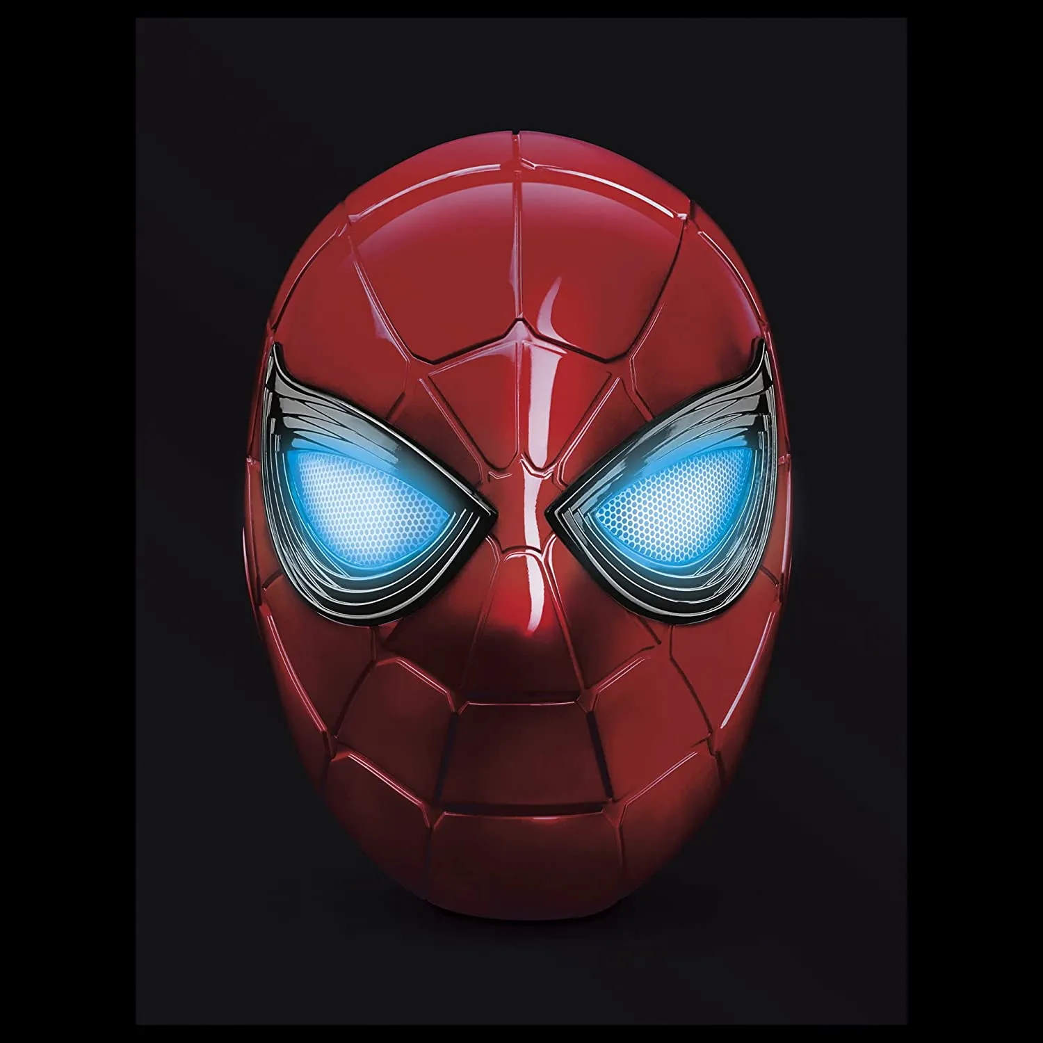 Spider-Man Marvel Legends Series Iron Spider Electronic Helmet with Glowing Eyes, 6 Light Settings and Adjustable Fit