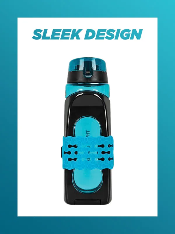 Sports Water bottle with Phone Strap and Carry Handle BPA&Toxin Free