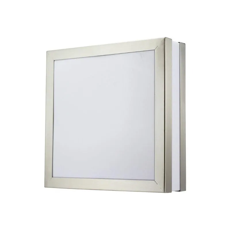 Square Silver Ceiling Light