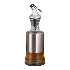 Stainless Steel Kitchen 3Pc Oil Sauce Dispenser Bottle Set