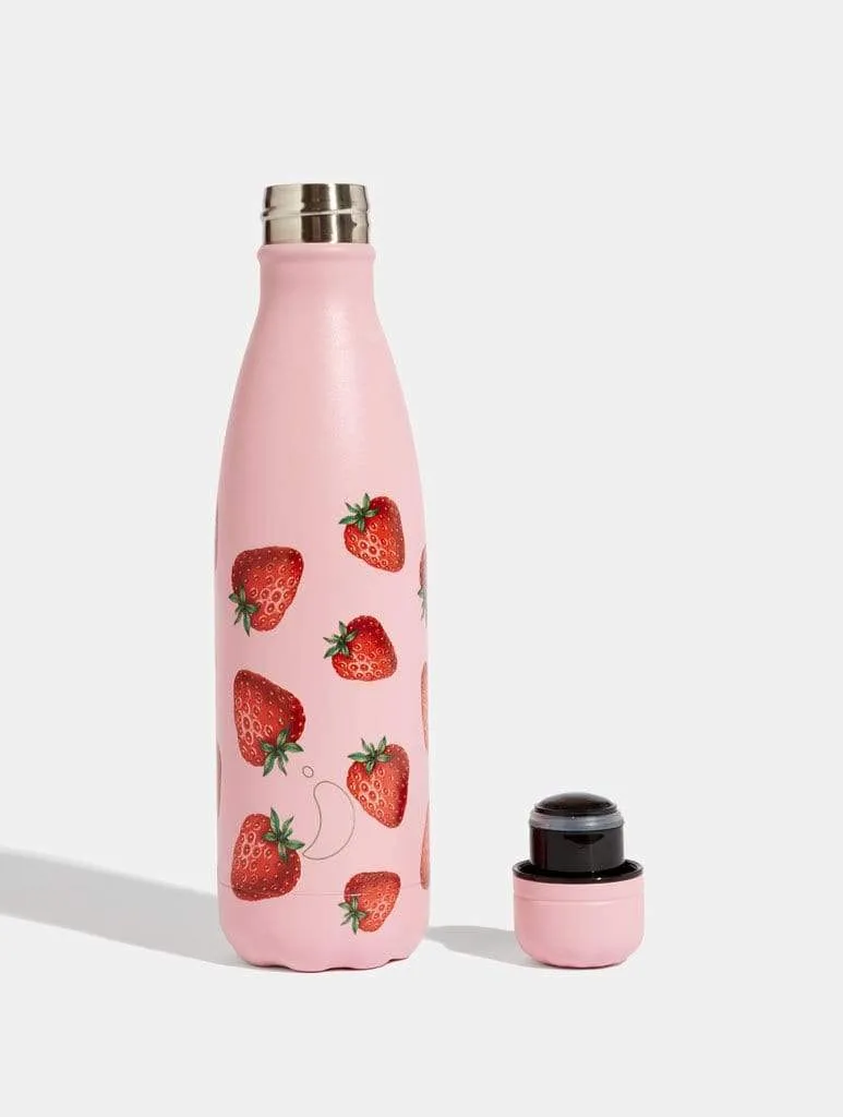 Strawberry Print Chilly's Bottle 500ml