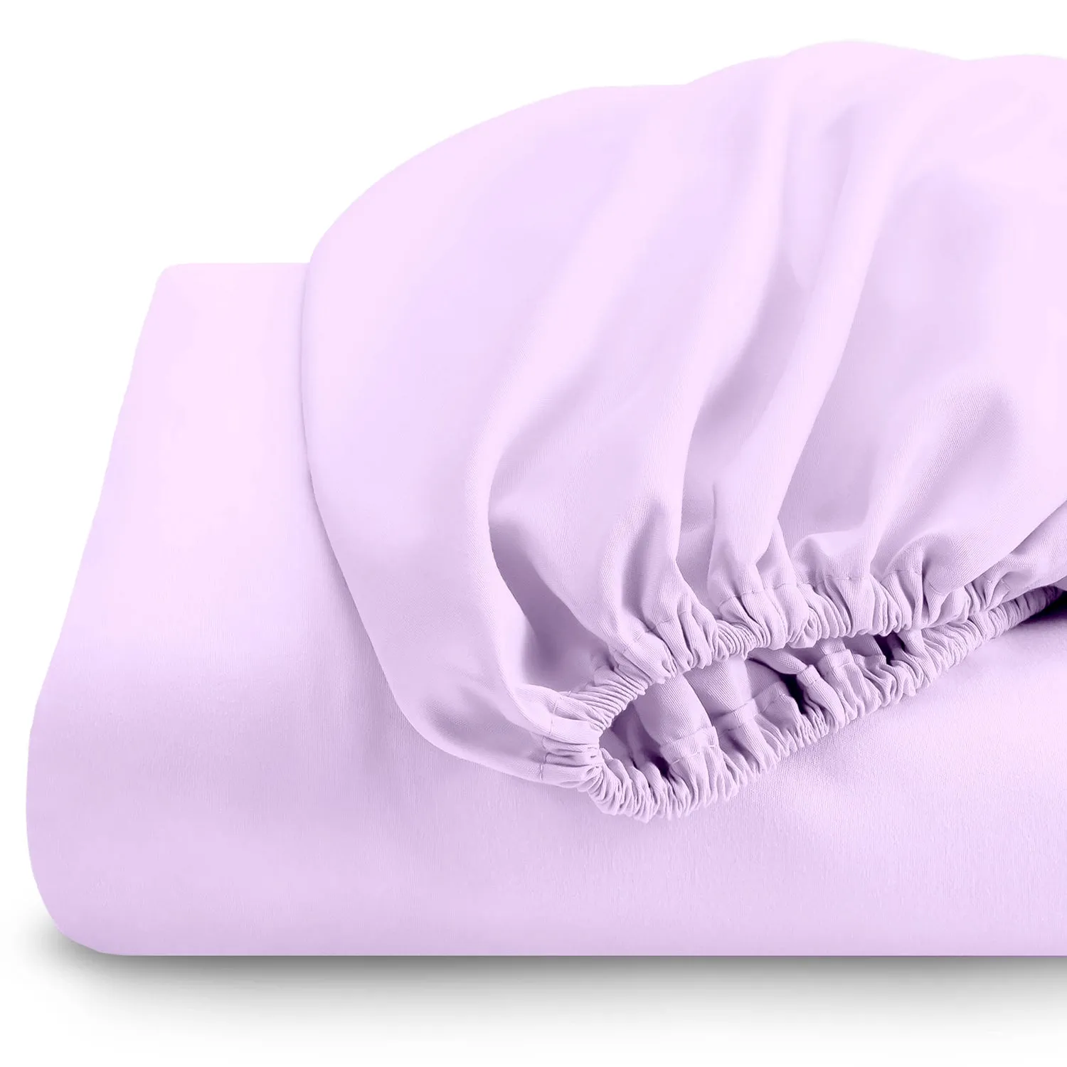 Super Soft Fitted sheet 200x200 30cm - Lilac