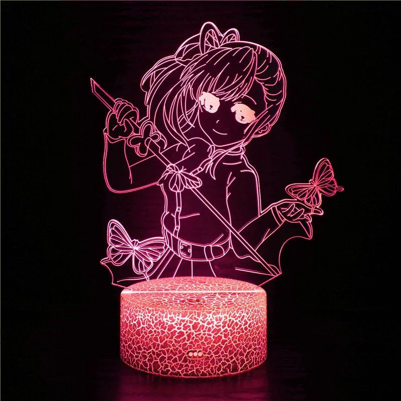 Tanjiro Nezuko Inosuke Cartoon Character 3D Night Light