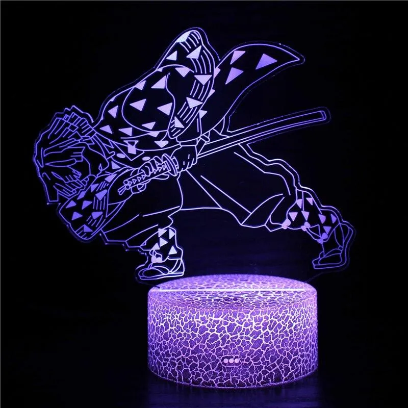 Tanjiro Nezuko Inosuke Cartoon Character 3D Night Light