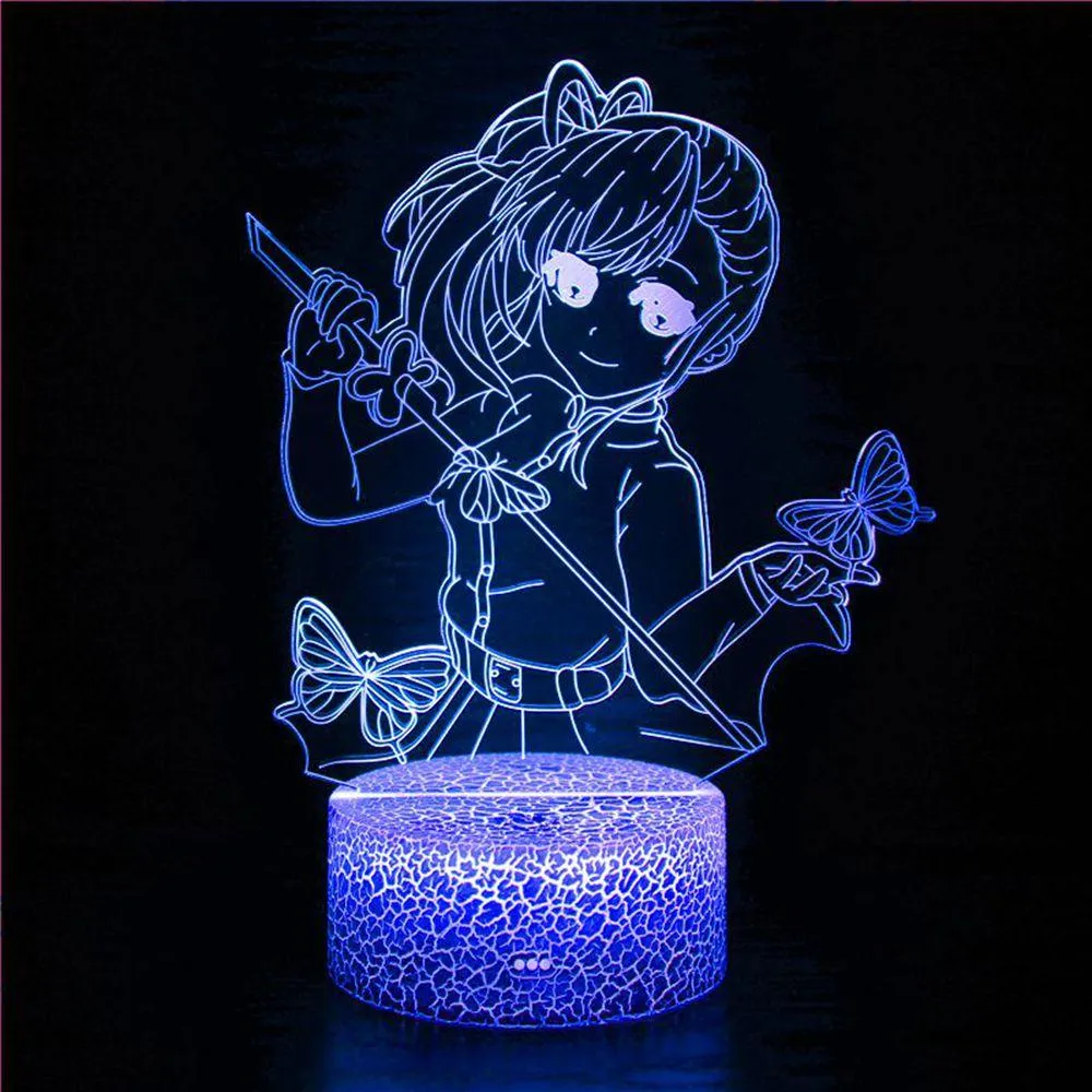 Tanjiro Nezuko Inosuke Cartoon Character 3D Night Light