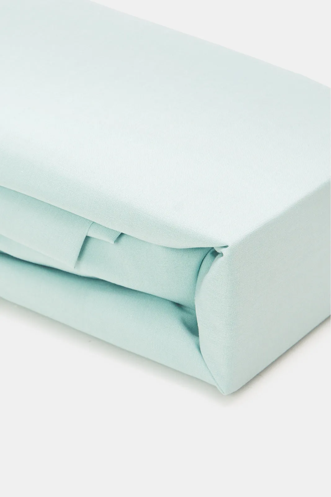 Teal Solid Fitted Sheet (King Size)