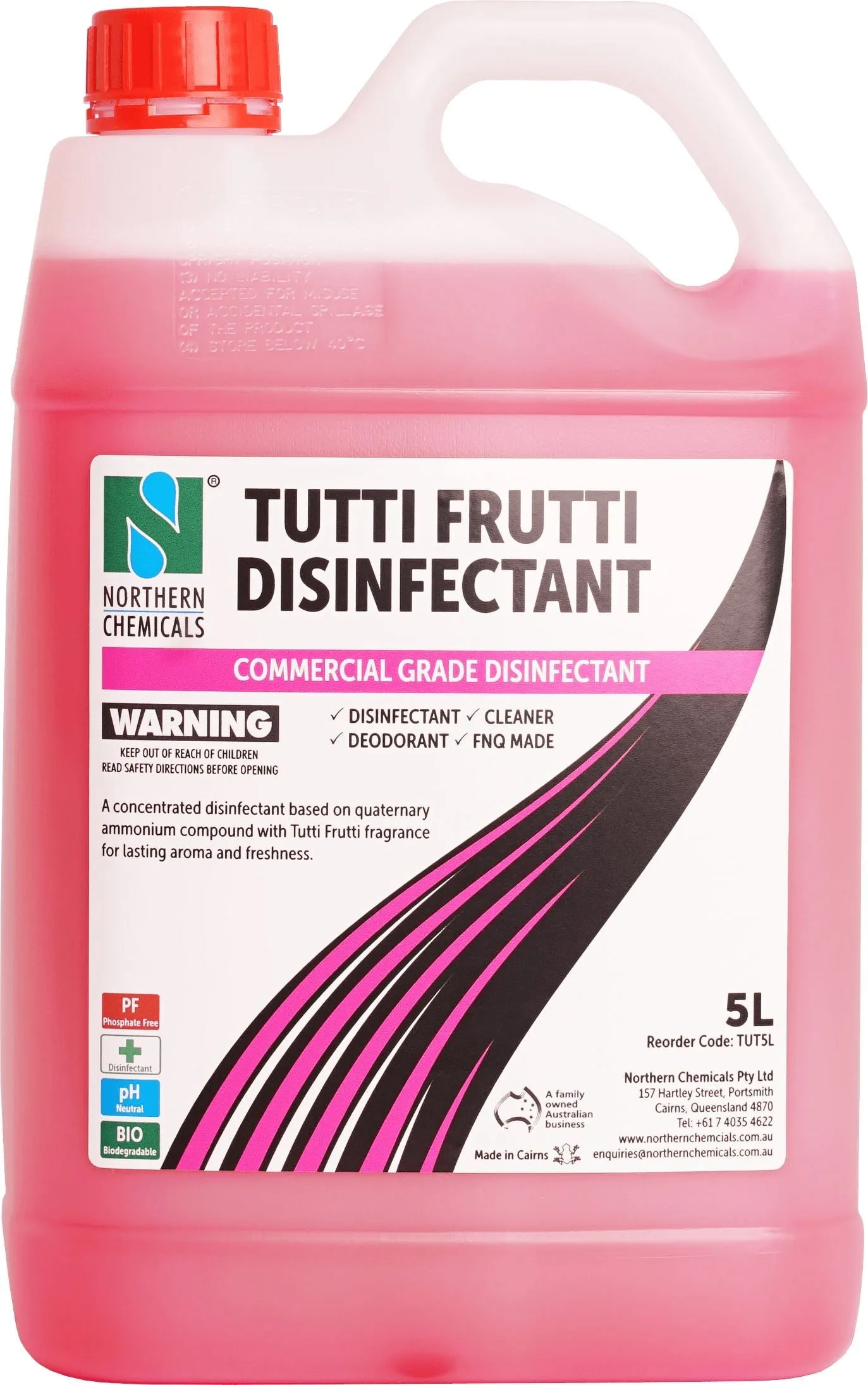 Test utti Frutti Disinfectant mod