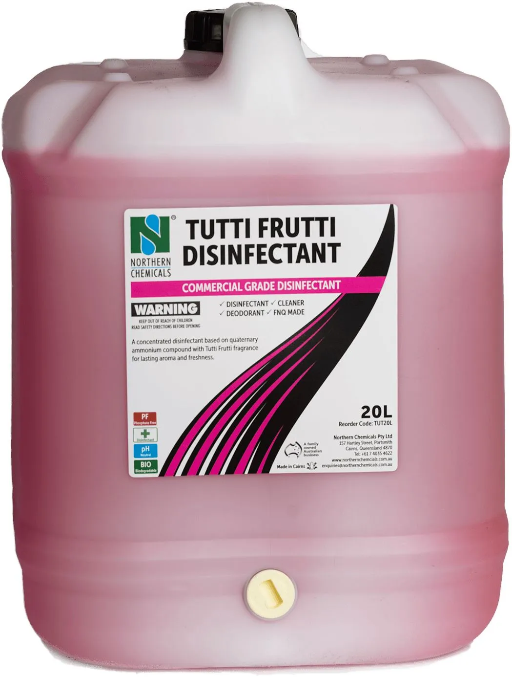 Test utti Frutti Disinfectant mod