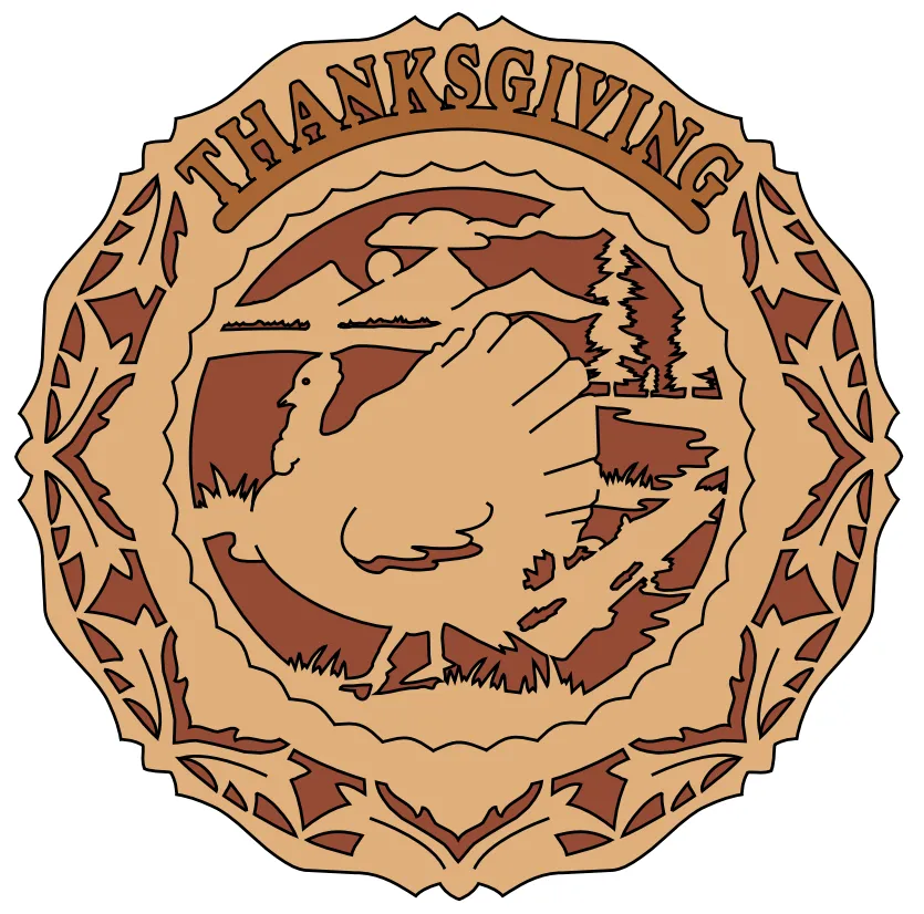 Thanksgiving Plate Pattern