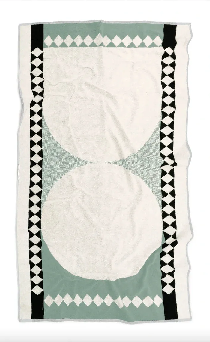 THE BEACH TOWEL | Diamond Green