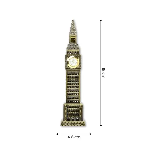 The Heaven Essentials Big Ban Clock Tower - Bronze, 5x5x17cm