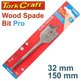 Tork Craft Spade Bit Pro Series 32Mm X 150Mm