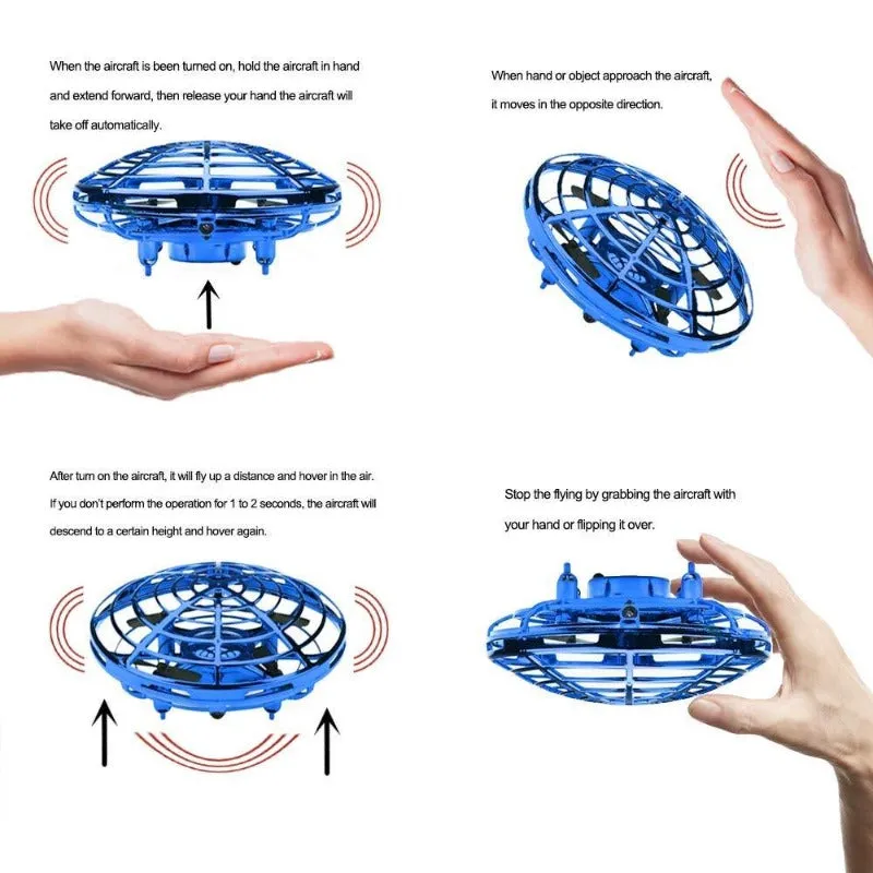 UFO Drone Hand Sensing Interaction