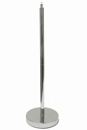 Universal Chandelier Stand w/ 2 Poles - Silver