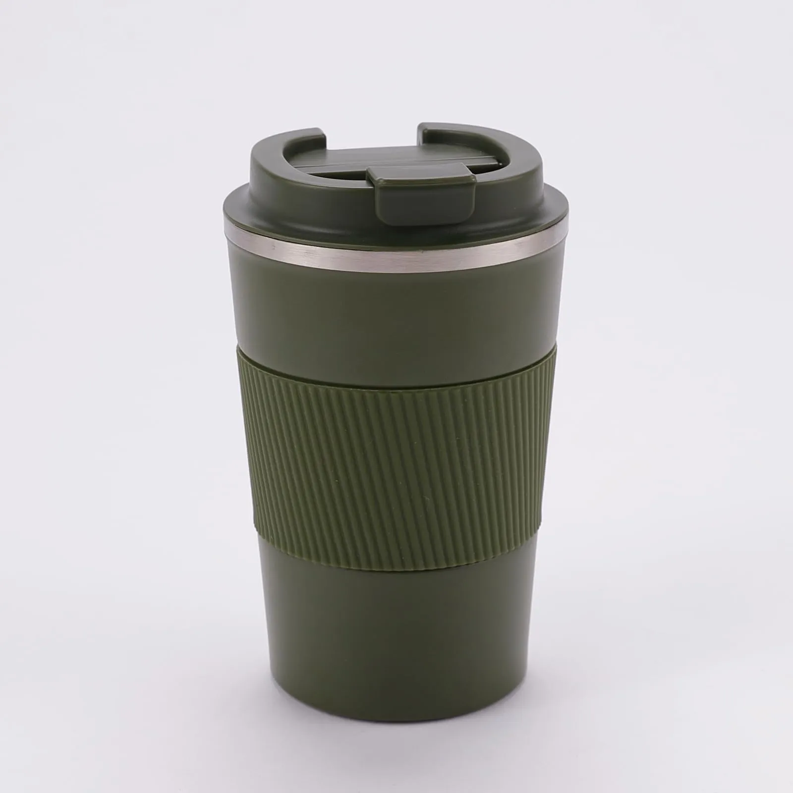 Urbane Home Stainless Steel Insulated Coffee Mug With Sleeve|Travel Coffee Mug "380 ML"|Green|