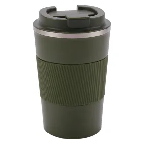 Urbane Home Stainless Steel Insulated Coffee Mug With Sleeve|Travel Coffee Mug "380 ML"|Green|