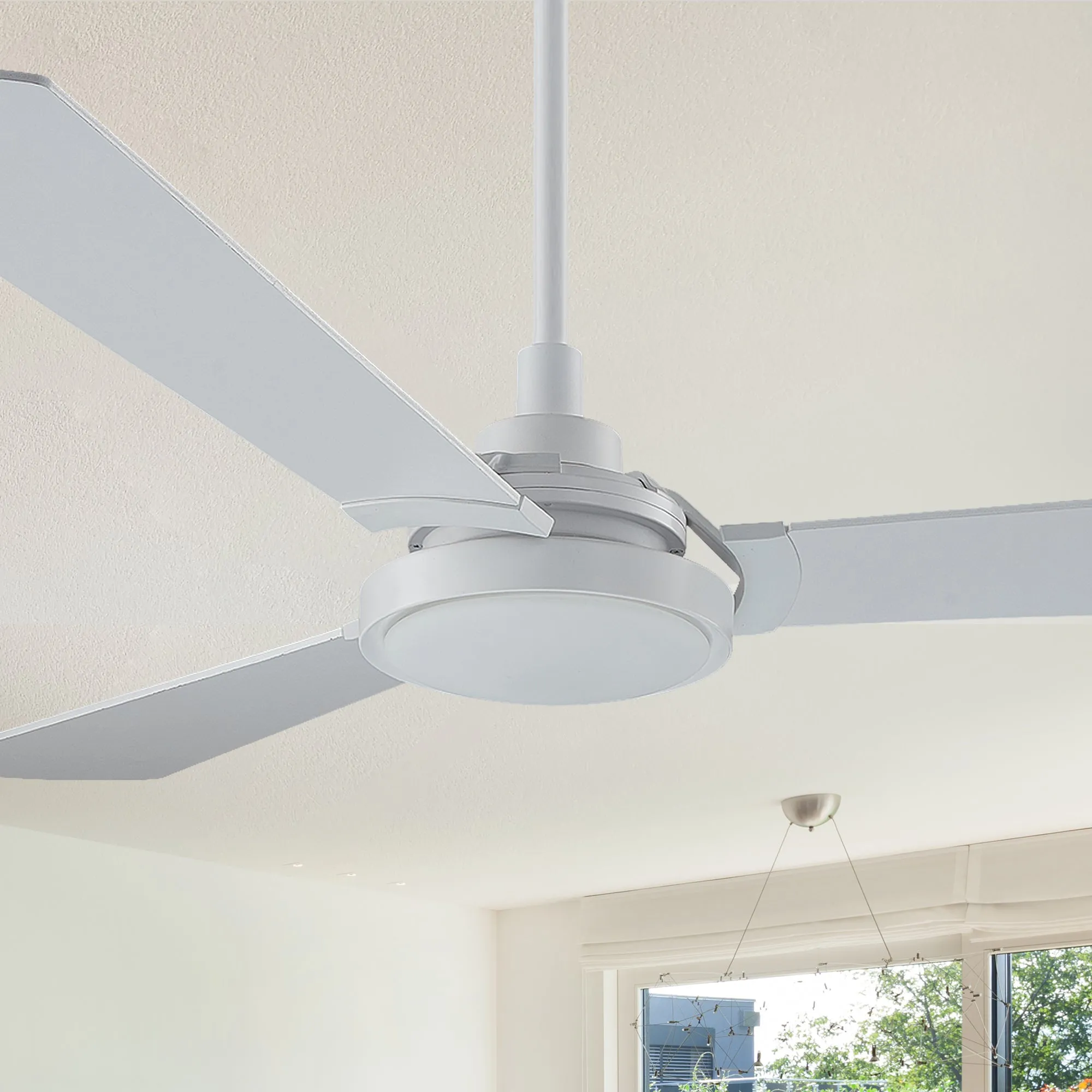 Viter Outdoor Ceiling Fan with Dimmable LED Light Remote-Smart 52"