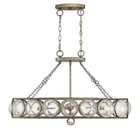 Warwick 6 Light Linear Chandelier