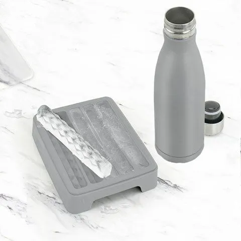 Water Bottle Ice Mold Cool Grey