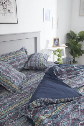 Water Color Geometric-Bed Sheet