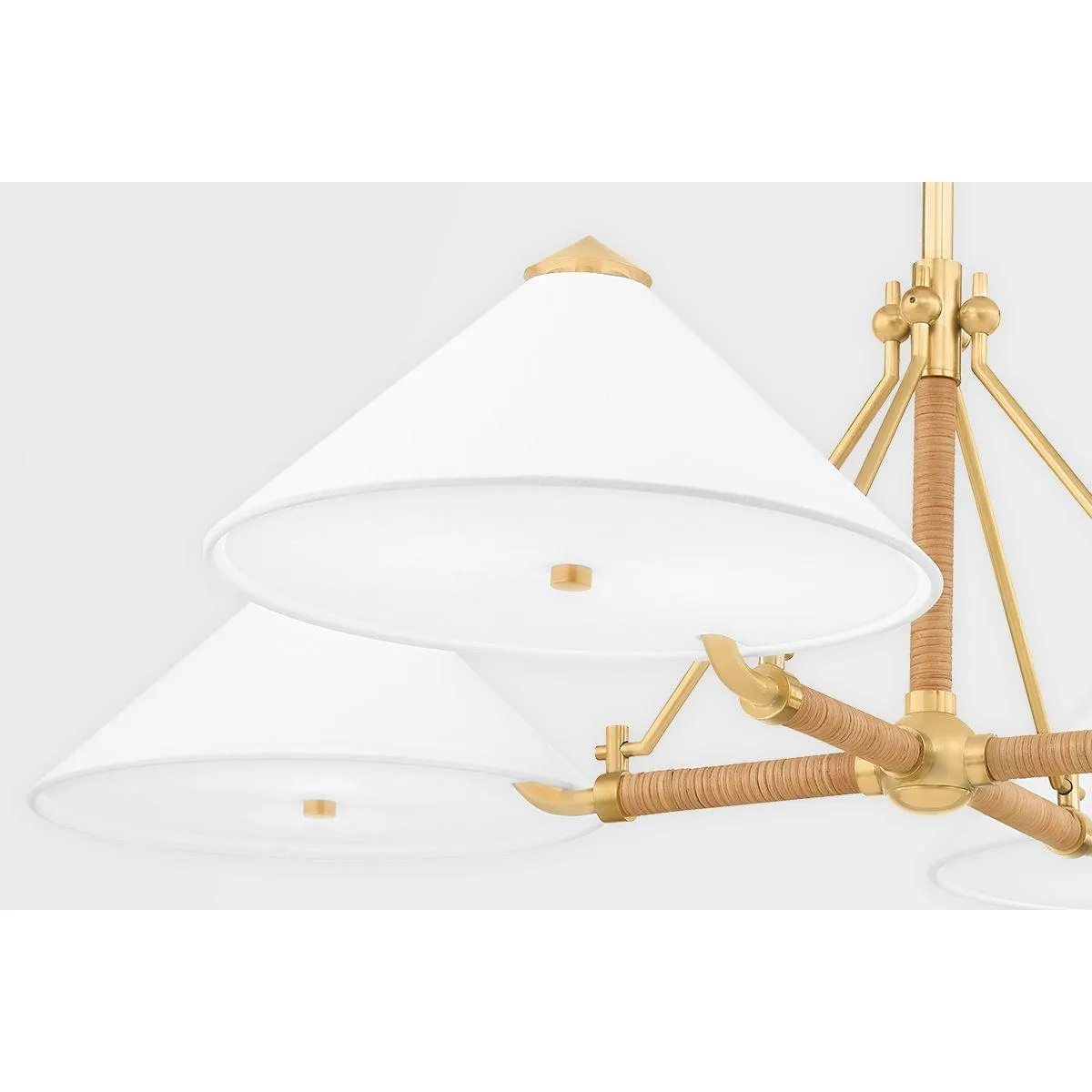 Williamsburg 46 in. 8 Lights Chandelier Antique Brass Finish