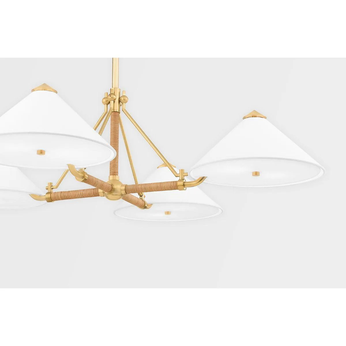 Williamsburg 46 in. 8 Lights Chandelier Antique Brass Finish