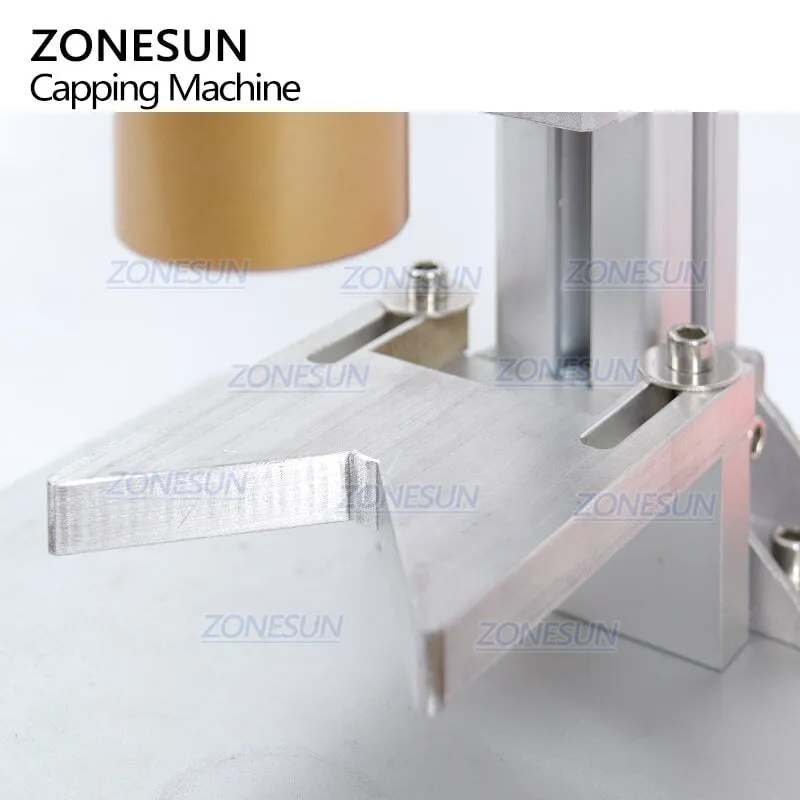 ZONESUN ZS-XGPZ1 Semi-automatic Pneumatic Plastic Bottle Cap Screwing Machine Essential Oil Bottle Capping Machine